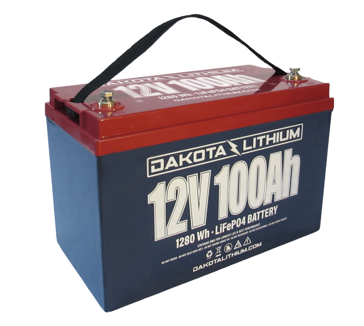 DAKOTA Lithium 12V 100AH Deep Cycle LIFEPO4 Battery – Backwood lithium  batteries