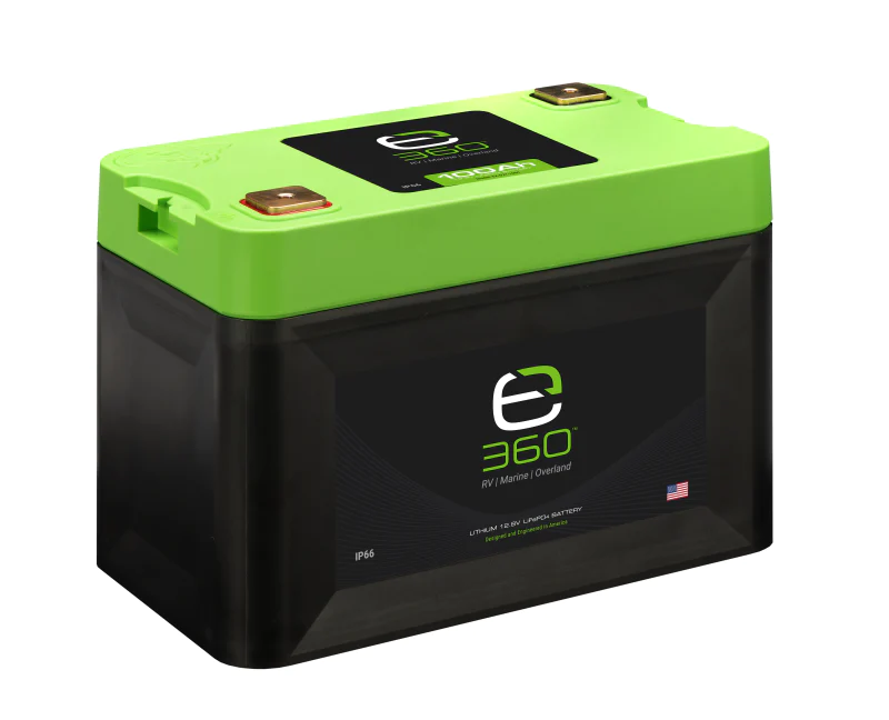 e360 | 100 Ah Group 27 Lithium Battery 100AH